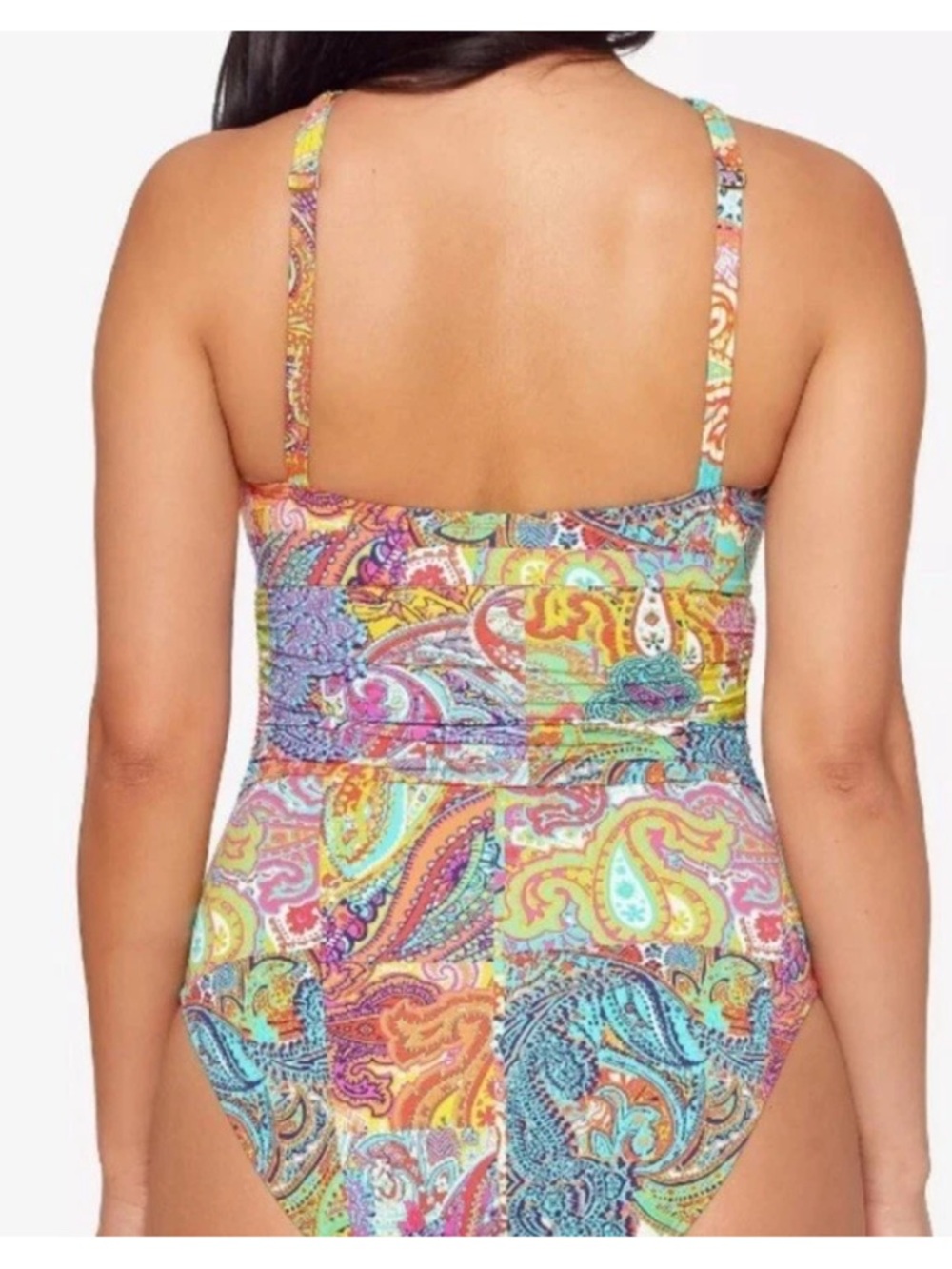 Bleu Rod Beattie Bohemian Paradise 1pc Swimsuit Size 14 - Picture 2 of 10